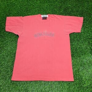 Vintage 90s Keuka College Shirt Womens Large 21x26 Pink Arch